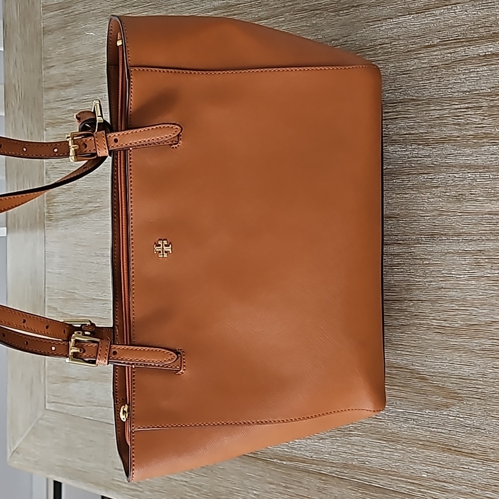 Tory Burch Saffiano Leather Tote Bag